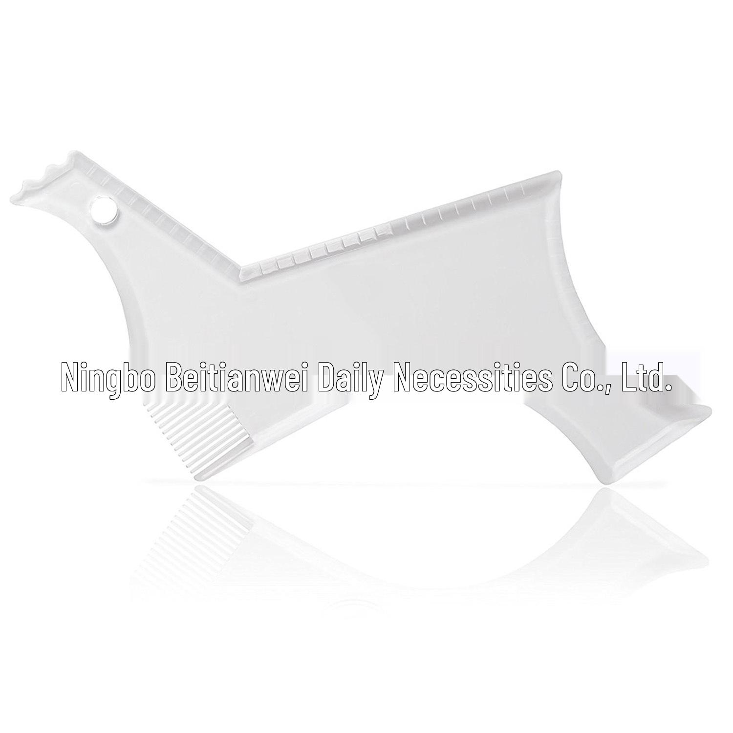 

17 стилей Черный гребень для формирования бороды - Линейка и шаблон для бороды