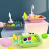 Lavello da Cucina Giocattolo Elettrico Lavastoviglie Lavello Stoviglie Casa delle Bambole Giocattoli per il Gioco di Ruolo per Bambini Ragazzi Ragazze