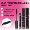 Mascara für Wimpernverlängerung, Schwarze Verdickende und Curlende Mascara, Verwischfest, Perfektes Geschenk für Frauen