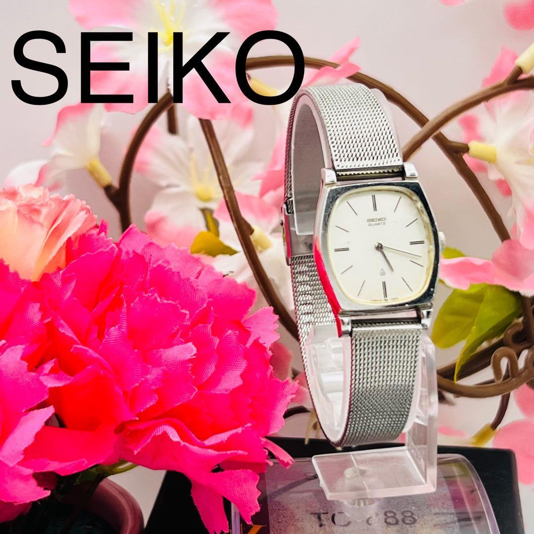 

[USED]SEIKO Quartz Vintage Dress Watch with Mesh Belt A5 [Working Condition]