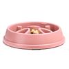 Anti-Choke Slow Feeder Pet Bowl for Dogs & Cats - Safe Eating, Durable Plastic, Essential Daily Accessory