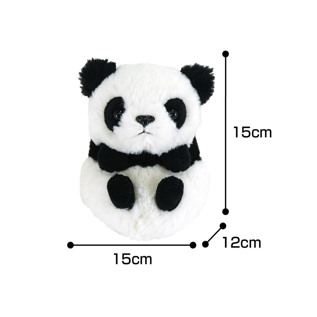 Sun Lemon Plush Toy Koromoffuru Panda 11x12x15cm Animal P-9182