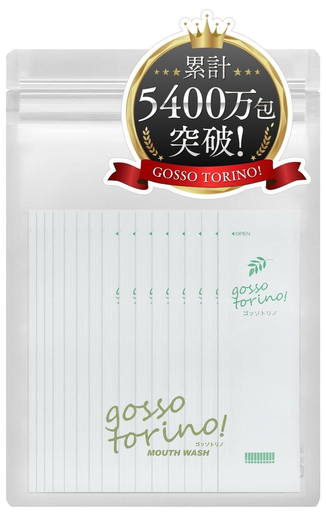 Gosso Torino Bad Breath 15 Packets and Instructions Booklet Bad Breath Individually Portable Mouthwash Mouthwash, Care, Quasi-Drug, [Guidebook