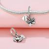 Beads Copper Charms Original Free Love Heart Butterfly Pendant Beads Fit Bracelet Jewelry Diy Women Gift Accessory