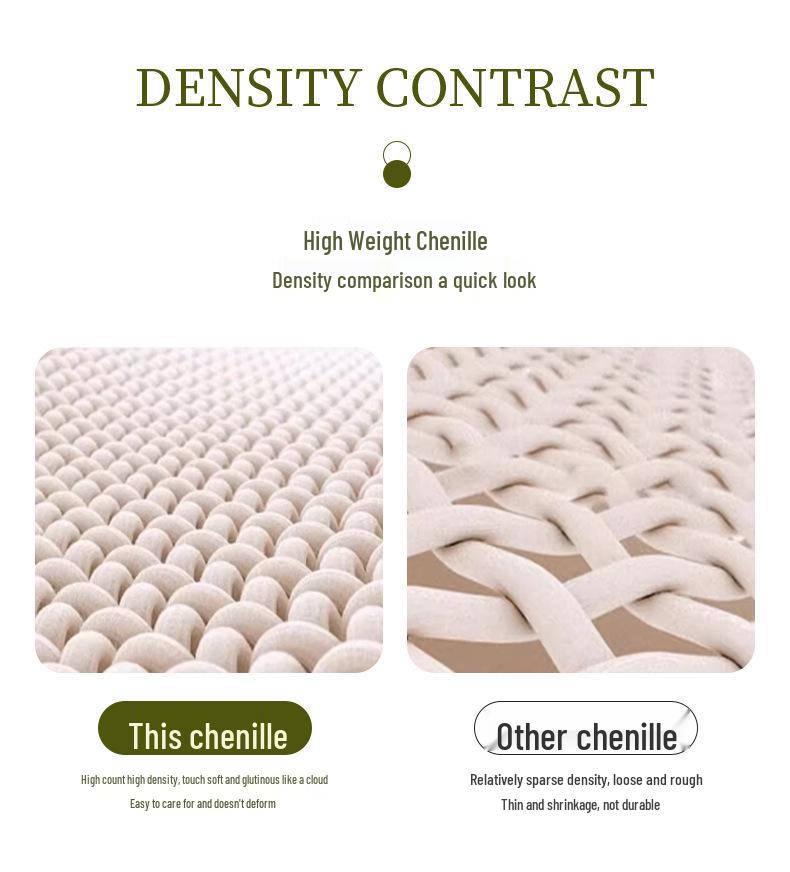 High-End Retro Chenille Sofa Cover 2025 - Anti-Scratch Luxury Cushion