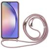Чохол для Samsung Galaxy S25 TPU М'який Протиударний Чохол для Телефону з Регульованим Ремінцем