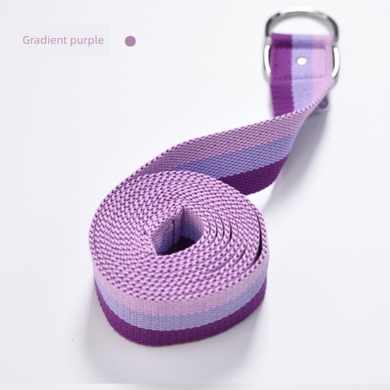 

Yoga Stretch Belt Non-Elastic Stretch Tension Belt Yoga Rope Strap Aiyangge Pilates Auxiliary Tool Supplies Purple