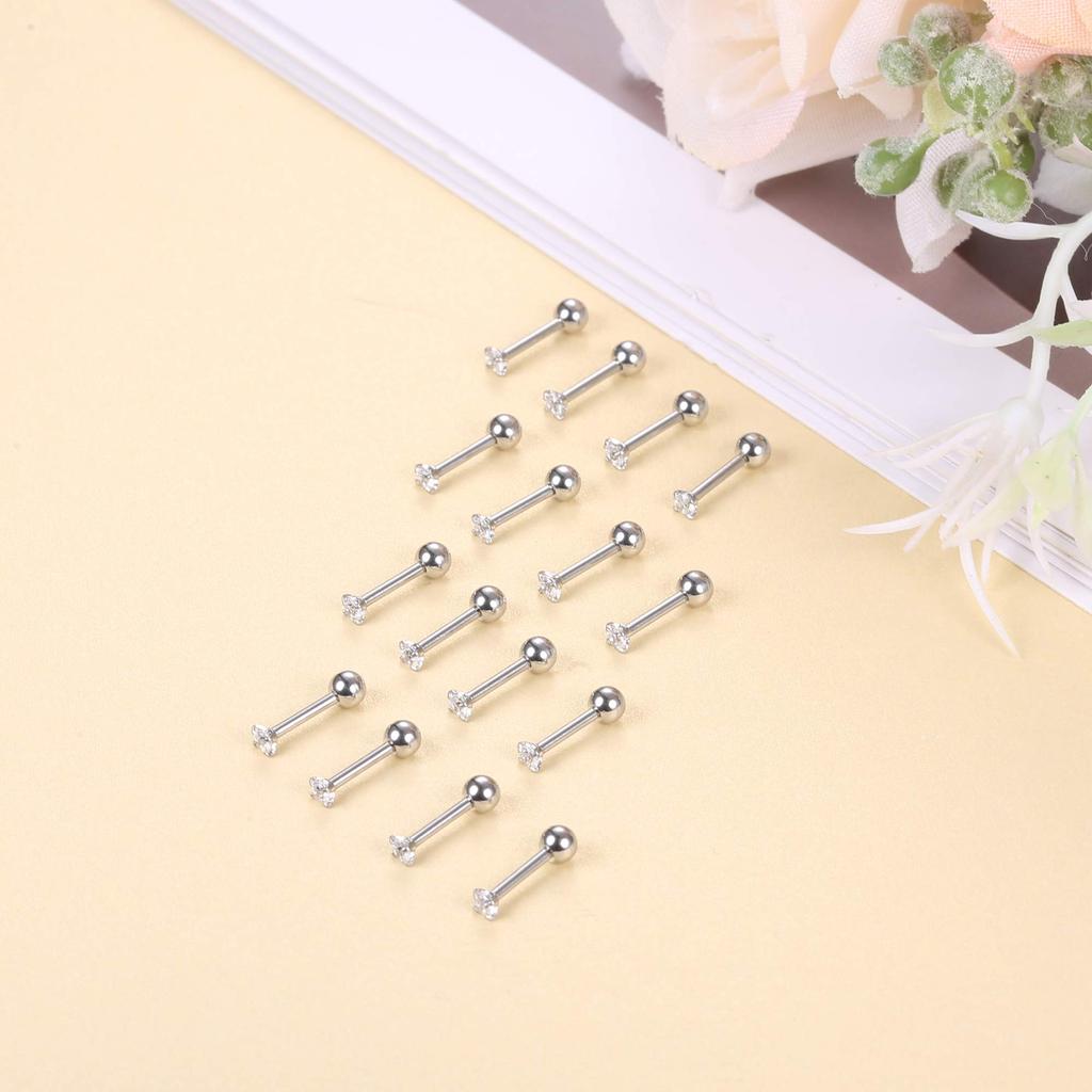 8Pair 2mm CZ Screw