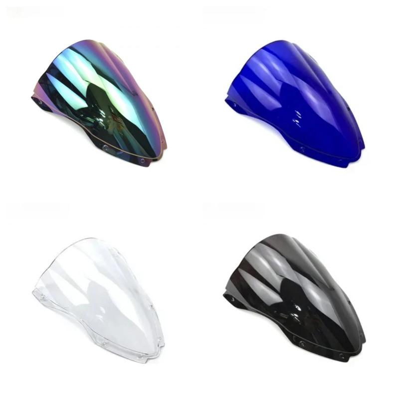 For Kawasaki ZX10R Racing Screen ZX 10R 2016 2017 2018 Black ZX-10R Windshield WindScreen Double Bubble 16 17 18 19