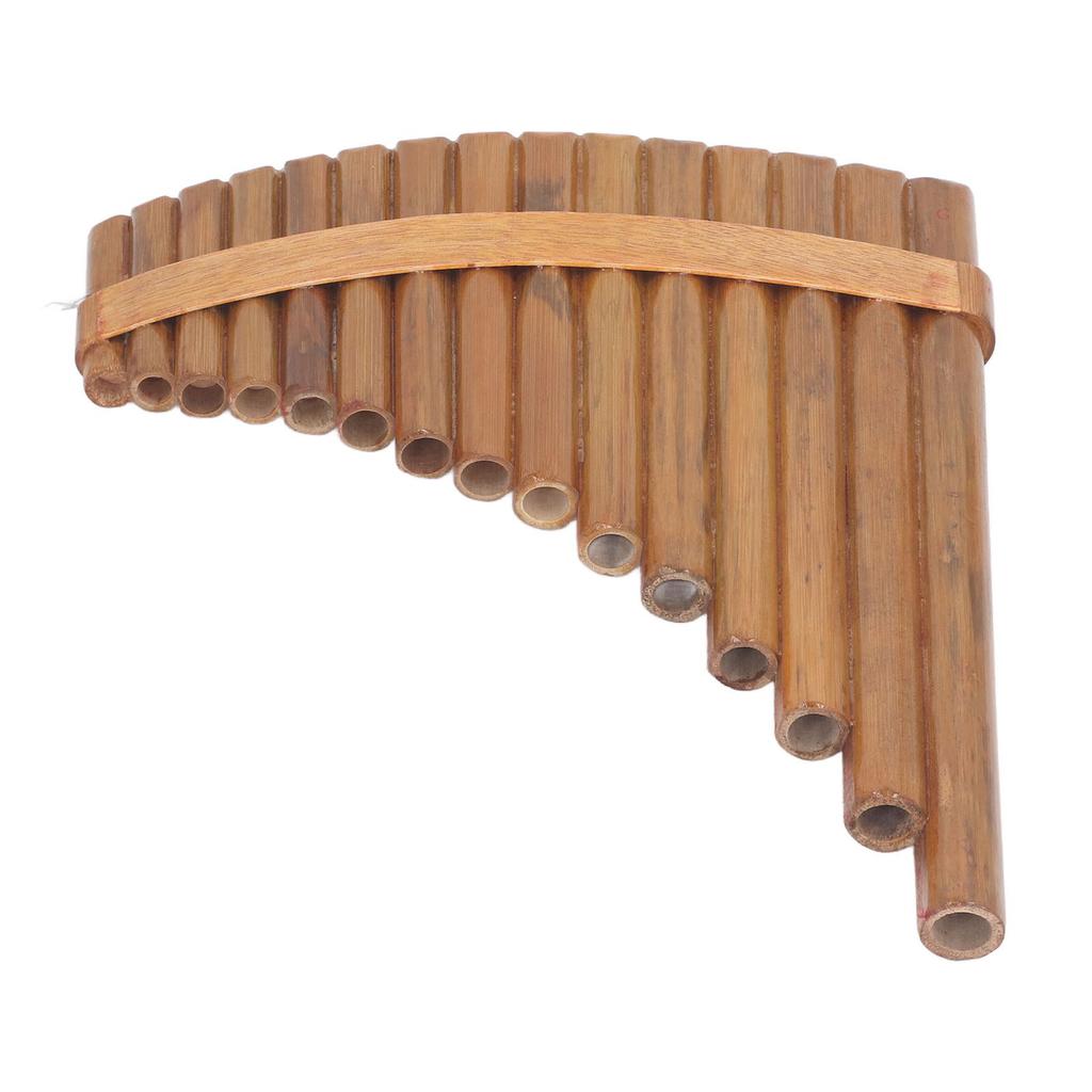 Musical Professional Panpipe Pan Flute 15 Pipes G Key Musical Instrument Pan Pipe Flute Left Hand