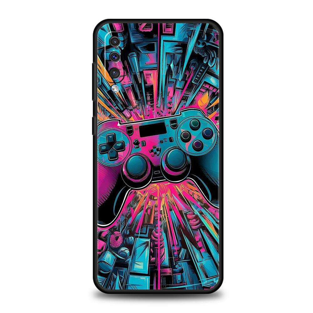 Technology Game Console Phone Case for Samsung Galaxy A56 A36 A26 A16 A34 A24 A42 A22 A20 A12 A40 A30 A10 Soft TPU Cover Shell