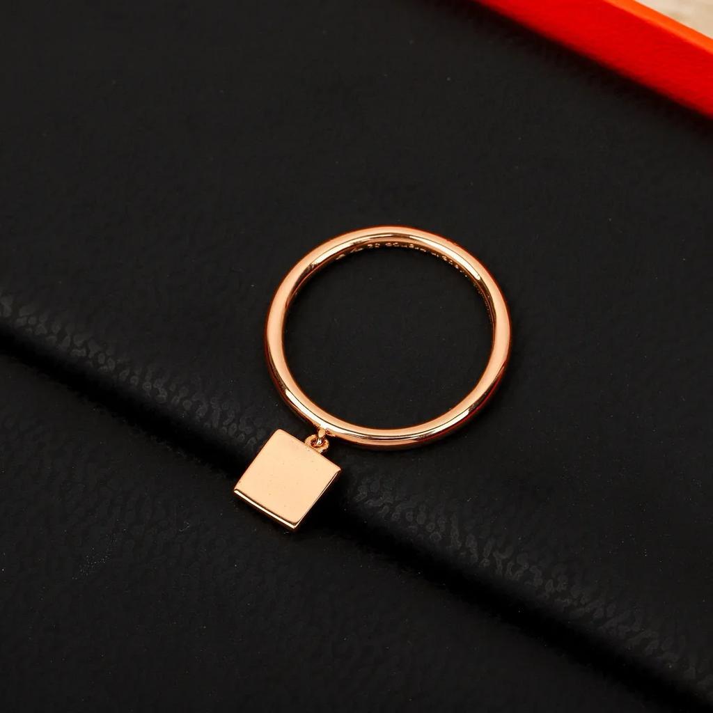 New Hot Brand Vintage Women's Rings Luxury Jewelry For Women Diamond Rose Gold Designer Fashion Pure 925 Silver Lady Party Rings