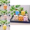 Cute Fruit Bubble Tea Cup Plush Keychain Adorable Cartoon Plush Toy For Kids