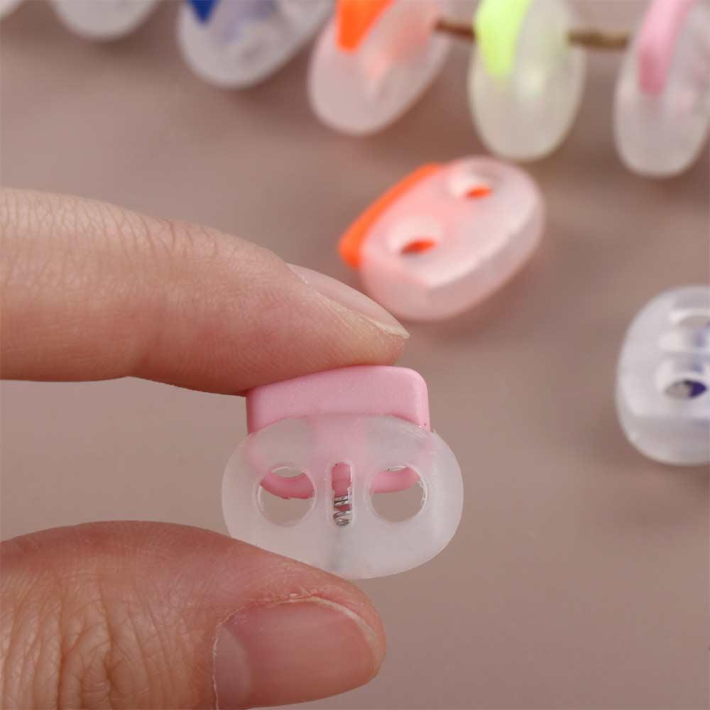 Parts Buckle Clamp Cord Lock Clip Shoelace Spring Buckle Buttons Cord Lock Stopper Toggle Clips