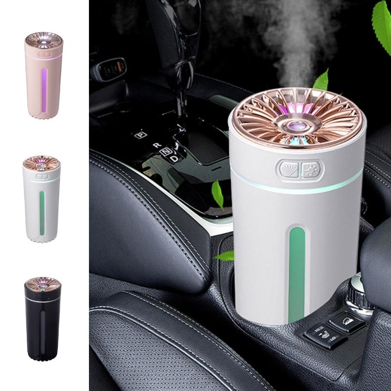 Wireless Car Air Humidifier Timing Auto-off USB Diffuser 300ml Portable Humidification Mist Maker Equipment for Bedside