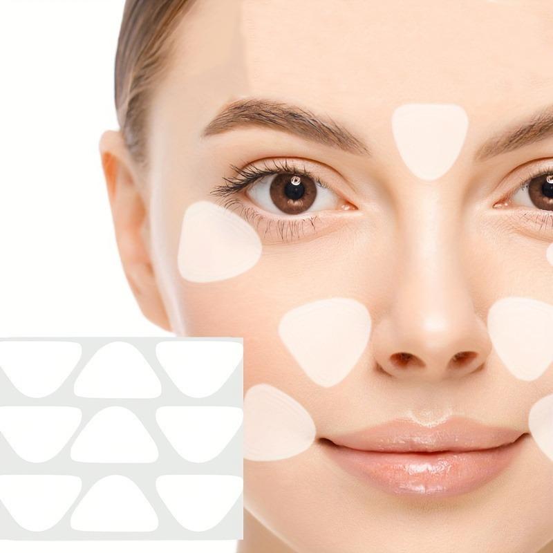 27/36/90PCS Forehead nasolabial fold patch PE material forehead and smile patterns transparent invisible nasolabial fold patch