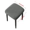 1/4pcs Polar Fleece Stool Cover Durable Elastic Non-slip Chair Seat Protector Slipcover Nordic Style Square Protective Case