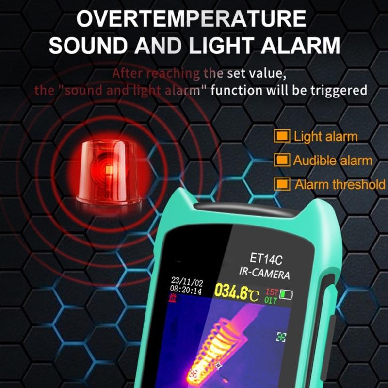 Infrareds Thermal Camera 240x240 Resolution Thermal Imager 25Hz Refreshing Rate for Instantly Temperature Data