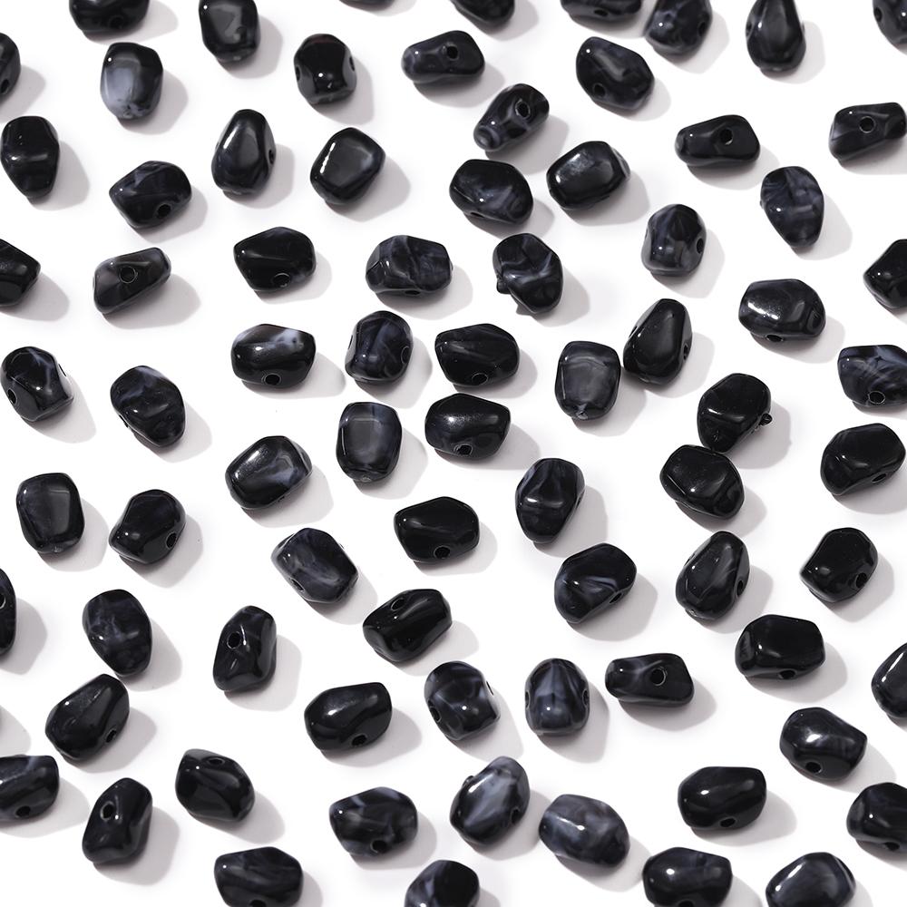 20pcs Colored Acrylic Imitation Stone Beads Irregular Shaped Spacer Beads for DIY Necklace Bracelet Jewelry Making Supplies