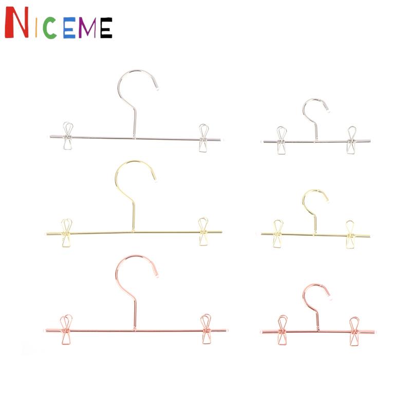 1PCS Dollhouse Miniture Hangers Clothes Hangers for Doll Wardrobe Clothes Toy Gift Decoration Accessories