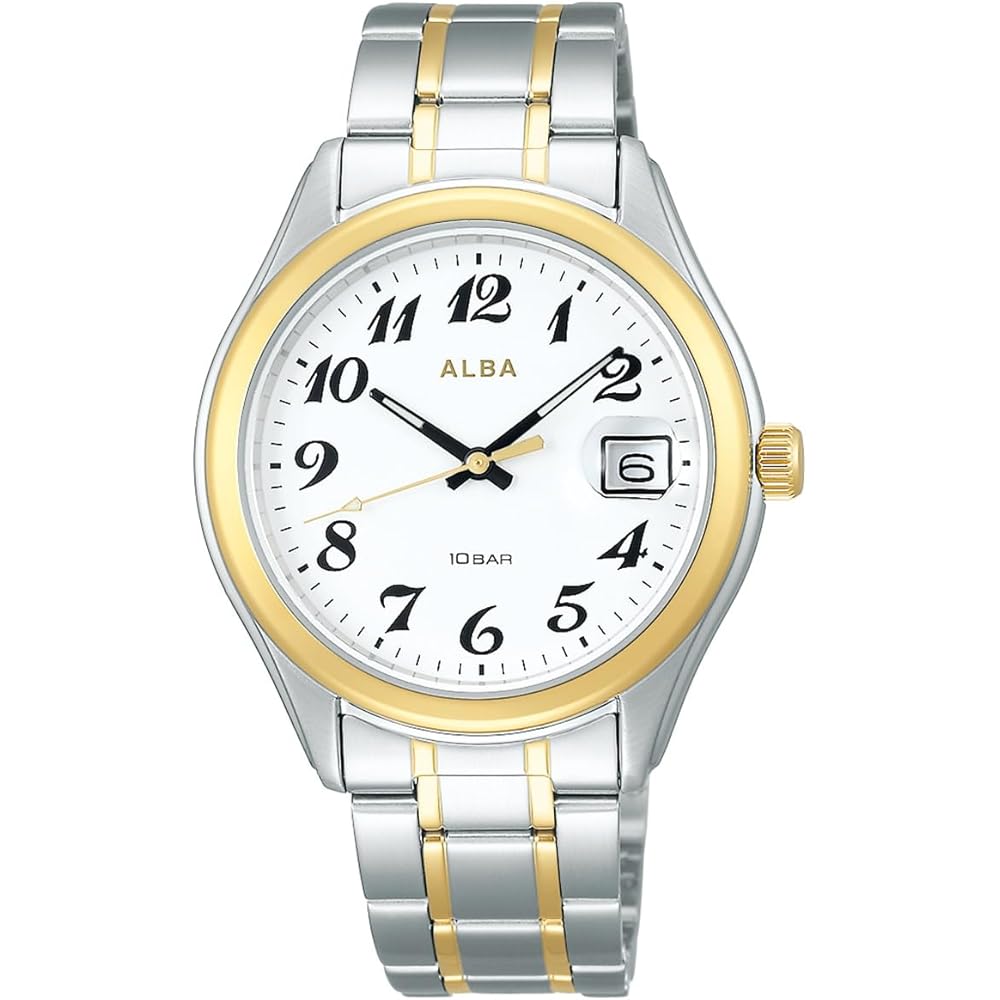 Seiko Alba Standard Men s Watch AEFJ407 Stainless Steel Analog Water Resistant 40mm