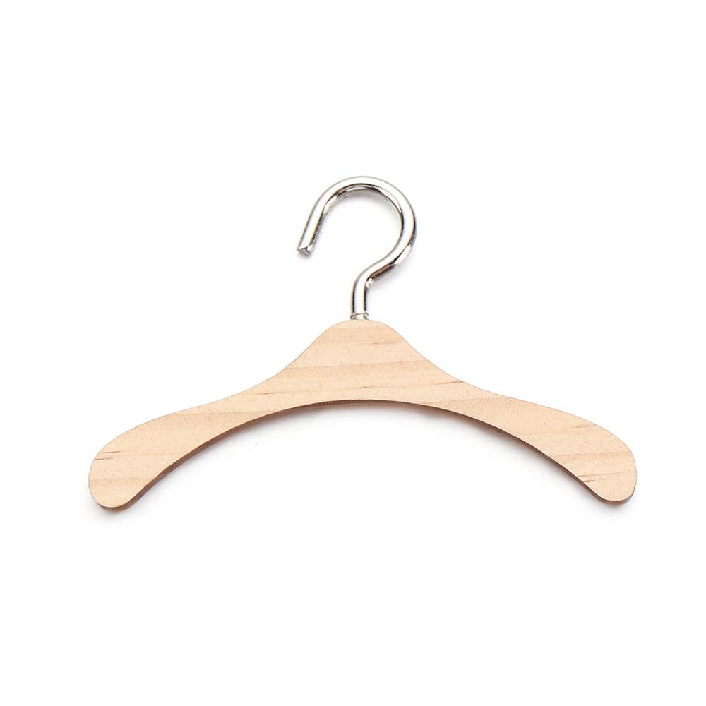 Zubehör Kleidung für Puppen Kleiderorganizer Holz-Kleiderständer Kleiderbügel Schalhalter