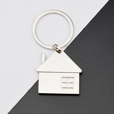 Customized Metal Keychain, Personalized , House Button, Car Keychain