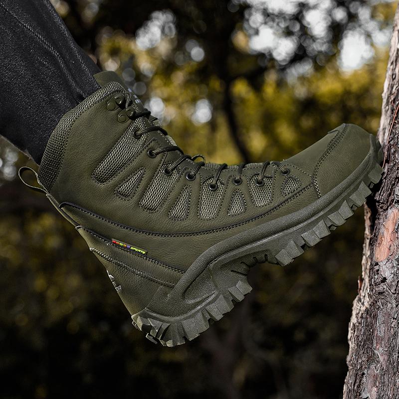 Winter Boots High Top Large Size Outdoor Field Training Boots 39-47