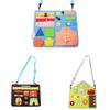 Baby Learning Dressup Board With Zippers And Buttons For Early Education And Development