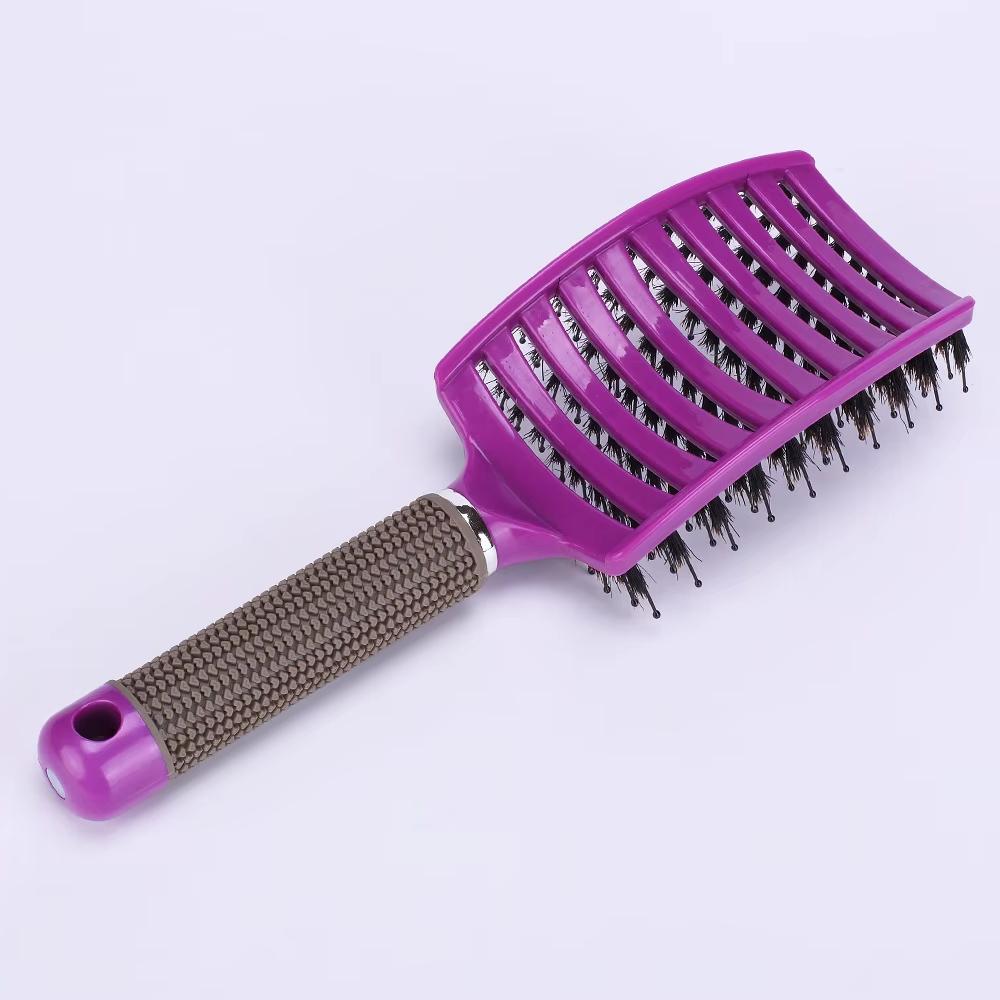 High Quality Multi Colors Hair Brush Scalp Massage Comb Hairbrush for Salon Hairdressing Styling Tools