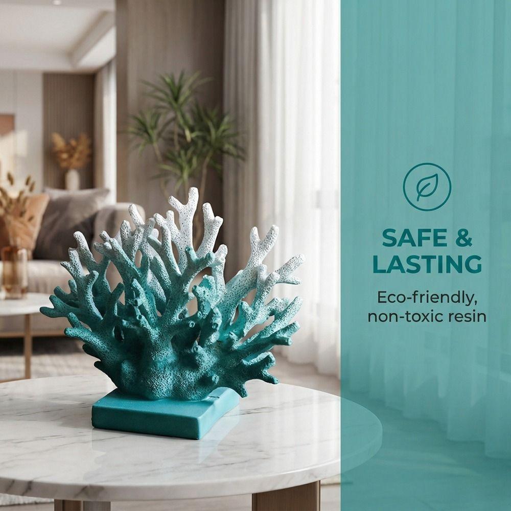 Colorful Simulation Coral Ornament Realistic Faux Coral Decoration  Aquarium Decoration