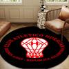 Club Atletico  Round mat, Anti-slip Circle Carpet Chair rug For livingroom,Bedroom, doormat home decor Gift Christmas Gifts