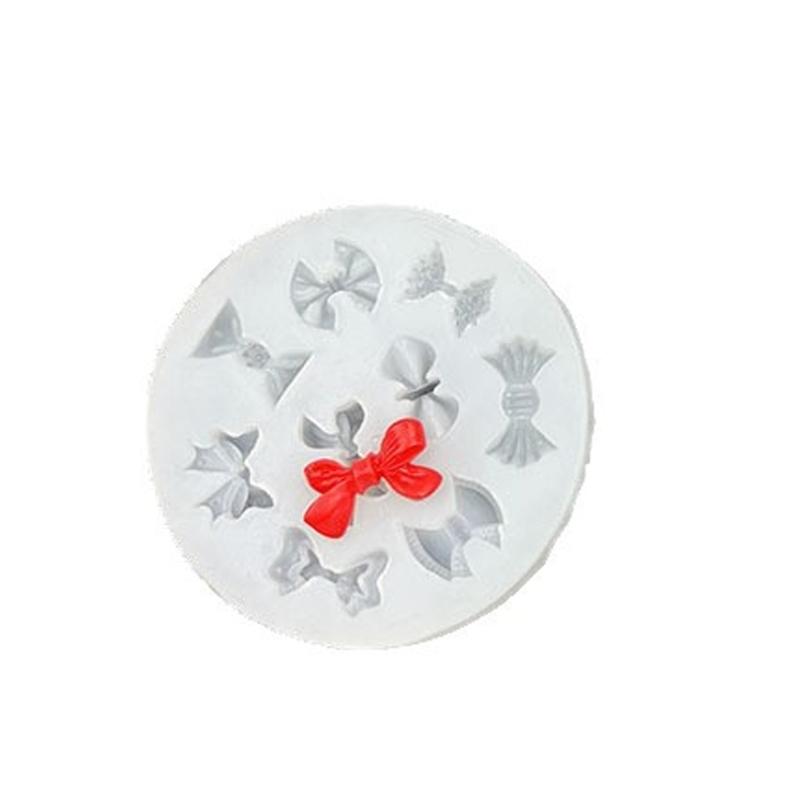 Multifuntional Silicone Crafting Mold Bowknot Shape Pendant Molds Suitable for Epoxy Resin Crafts and Decorative Pendant