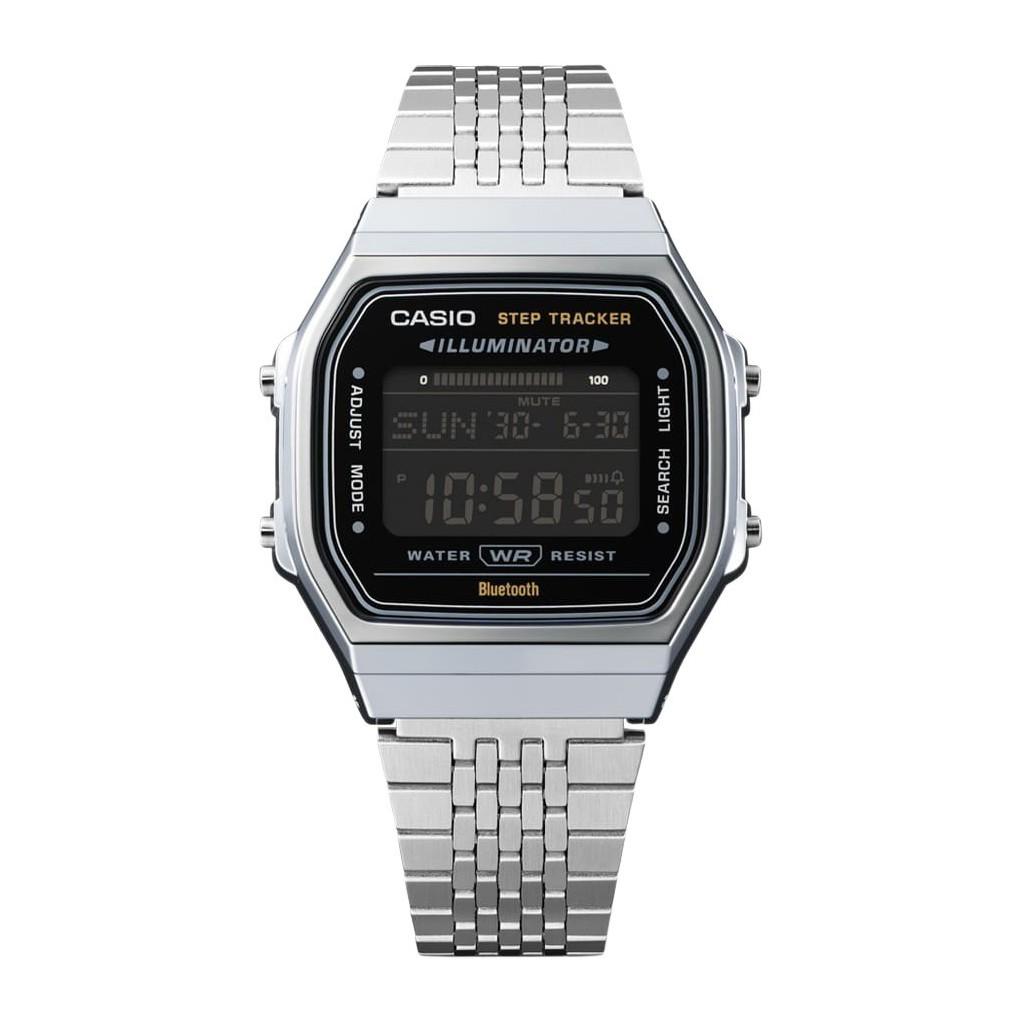 Casio Vintage Digital Smartphone Link Stainless Steel Quartz ABL-100WE-1B Unisex Watch