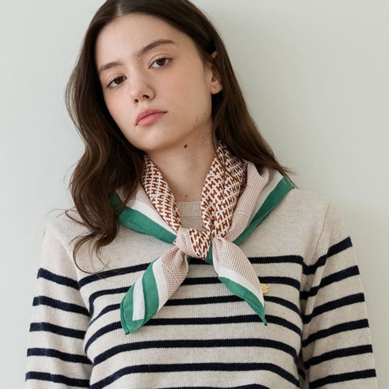 healiote HEAL SIGNATURE SCARF_GREEN