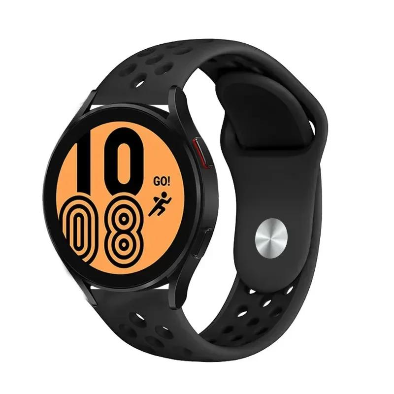 22mm 20mm Silicone Strap for Samsung Galaxy Watch 7 6 5 4 40/44mm 6Classic 43/47mm Bracelet for Huawei Watch 6 5Pro GT6/5 Band