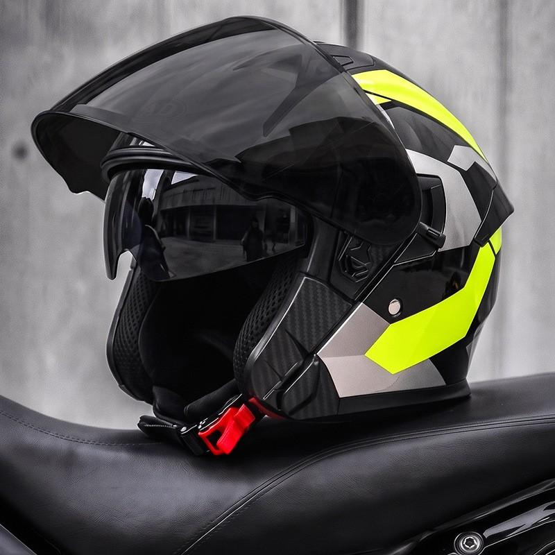 AD 3/4 Motorcycle Helmet Men Women 3C Certified Universal Season Half Electric Scooter
