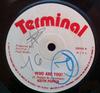 7inch Record KEITH POPPIN  SUNSHOT BAND  Who Are You  Dub Heavier Than Lead SS004 Terminal 1976 UK Reggae Ska  Dub Used