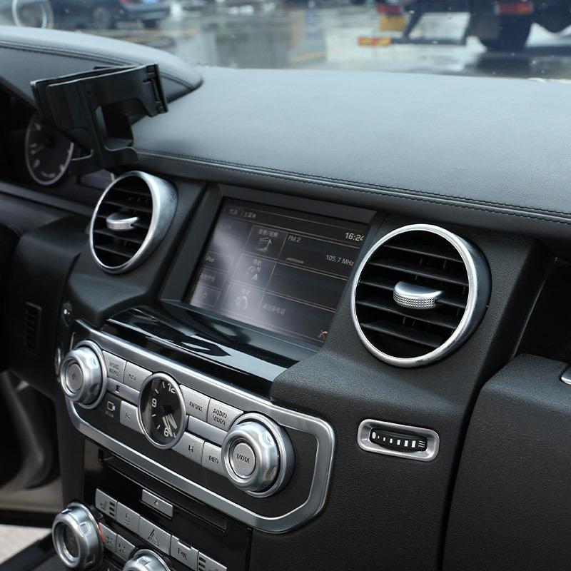 ABS Chrome For Land Rover Discovery 3/4 LR3 LR4 Car Central Control Air Outlet Adjustment Lever Cover Decorative Accessories