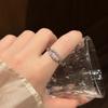 High-End Adjustable Full Diamond Micro-Pavé Ring for Women – Light Luxury Index Finger Ornament