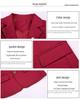 2025 Boys' Multicolor Formal Suit Set - Student, Host & Performer Attire