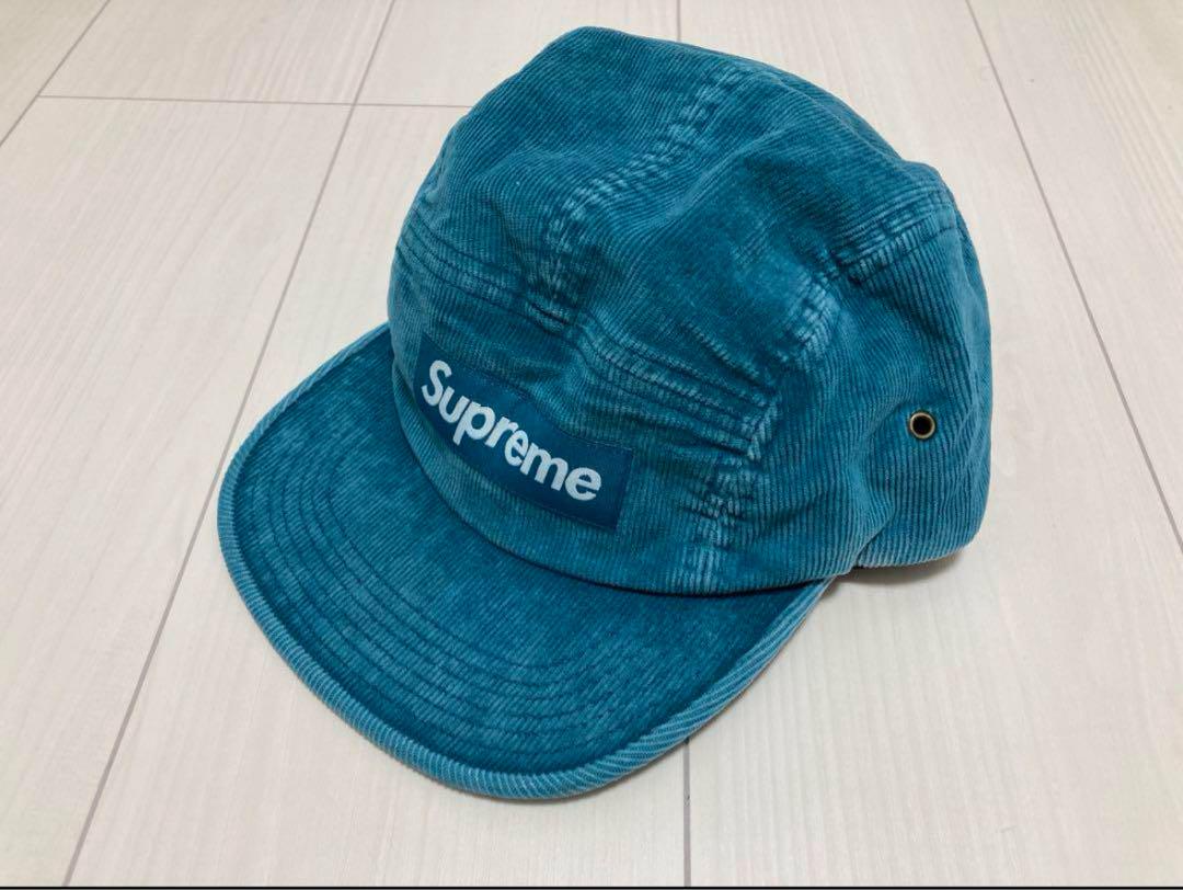 

[USED] Supreme Turquoise Corduroy Cap