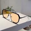 Oversized Pilot Sunglasses  New in Vintage Double Bridge Shades Trendy Fashion Korean Style Brand Design Sun Glasses