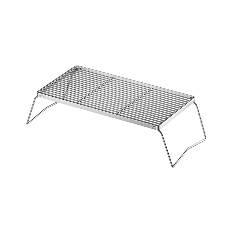 Strong Stainless Steel Folding Barbecue Frame Outdoor Stove Rack for Outside Gatherings and Social Instances