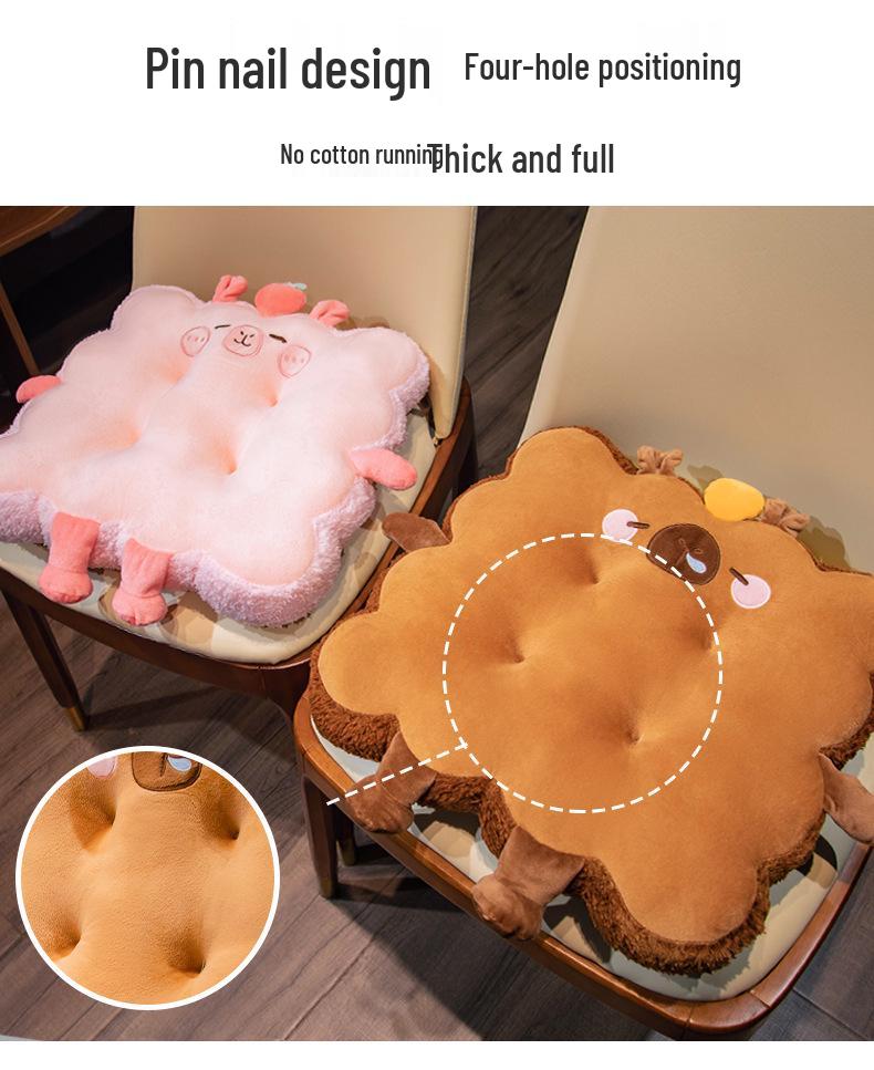 Thickened Autumn/Winter Seat Cushion for Office, Dorm, or Classroom