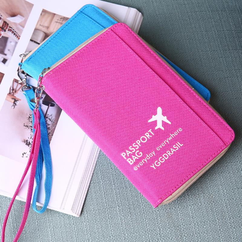 Buy Cute Travel Passport Wallet for Women Multifunctional Waterproof