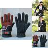 Fahrradhandschuhe mit Fleece-Material für Radfahren bei kaltem Wetter und für Grip