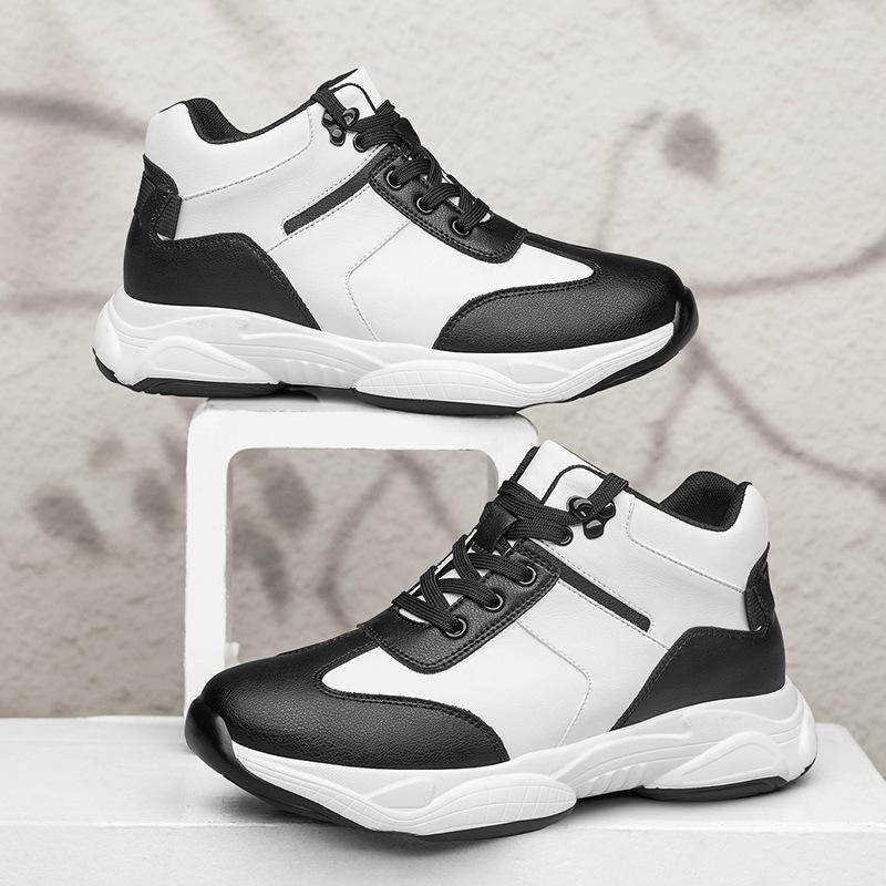 Inner height increase 8CM men's shoes sports and leisure shoes fashion trend versatile breathable dad shoes increase 6CM