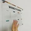 Transparent Magnetic Acrylic Weekly Planner Refrigerator Magnet Monthly Calendar Memo  Kitchen