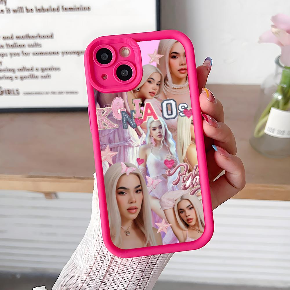 

Kenia OS Mobile Cell Phone Case for iPhone 17 16 15 14 13 12 11 Air Pro Max Plus Thicken TPU Colorful Cover Pretty Luxury Cover iPhone 14 Pro